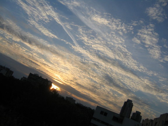 Coucher de soleil à Paris