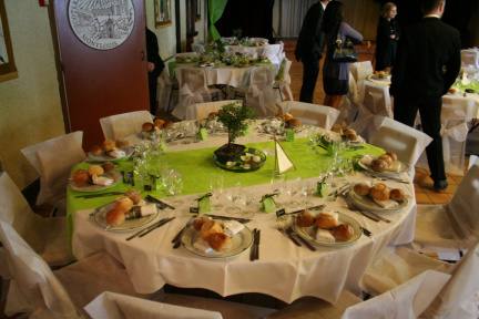Les tables du banquet