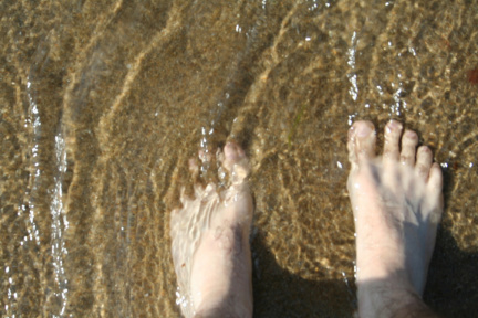Les pieds dans l'eau \o/