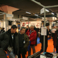 People at Debian booth