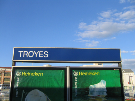 Arrivée à Troyes