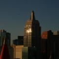 Coucher de soleil sur « Manhattan »