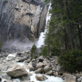 Yosemite fall (lower) et la rivière