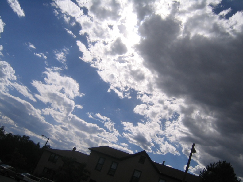 Ciel nuageux sur SF